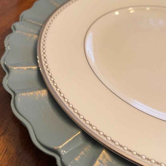 Dinner Plate Pearl Platinum by Lenox up to 12 Available - Picture 2 of 11